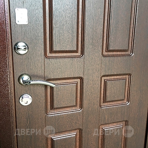 Входная металлическая Дверь Ратибор Комфорт Орех премиум в Можайске
