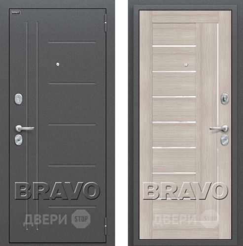 Входная металлическая Дверь Bravo Оптим Проф Капучино в Можайске