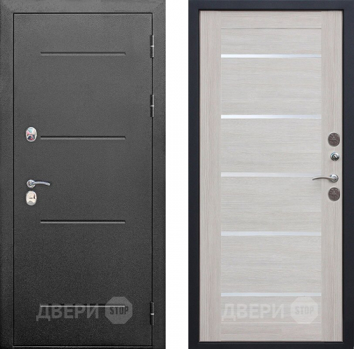 Входная металлическая Дверь Isoterma Серебро/Лиственница беж в Можайске