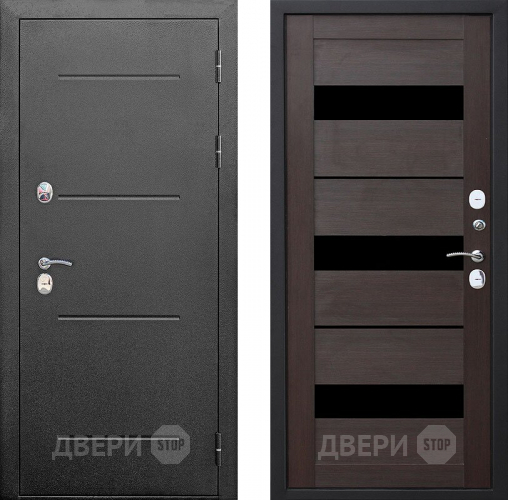 Входная металлическая Дверь Цитадель Isoterma Серебро/Тёмный кипарис  в Можайске