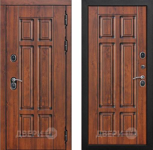 Входная металлическая Дверь Цитадель Isoterma 13 Грецкий орех/грецкий орех в Можайске