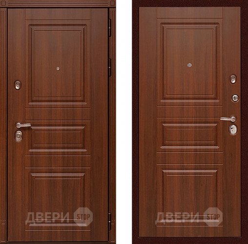 Входная металлическая Дверь Сударь МД-25 Орех бренди в Можайске