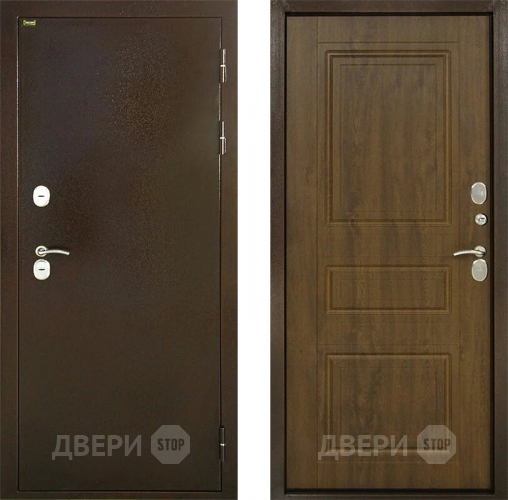 Входная металлическая Дверь Шелтер (SHELTER) Термо-2 Дуб темный в Можайске