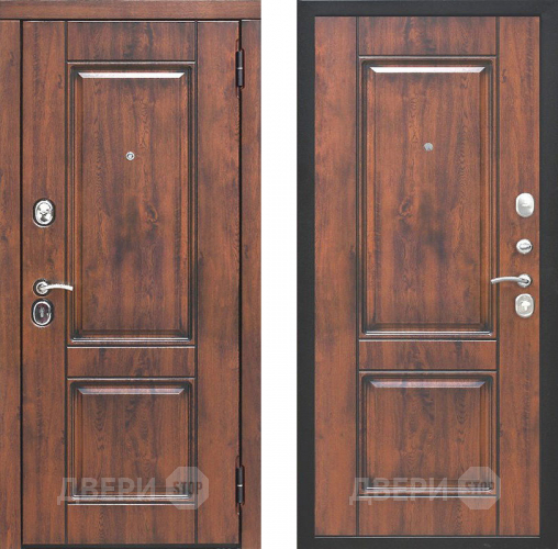Входная металлическая Дверь Цитадель Вена Винорит Патина Орех грецкий в Можайске