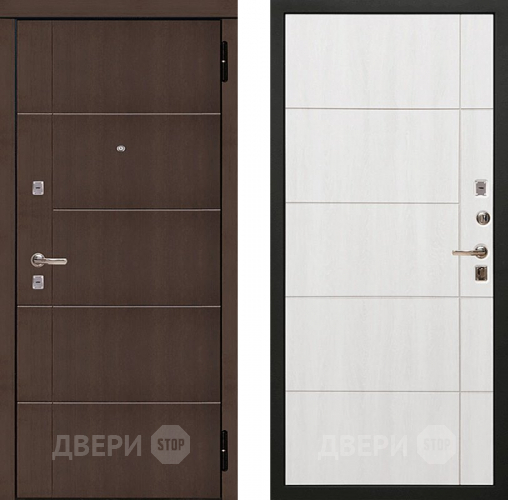 Входная металлическая Дверь Сударь МД-10 Белый ясень в Можайске