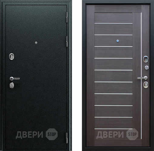 Входная металлическая Дверь Йошкар Соло Орех рифленый в Можайске