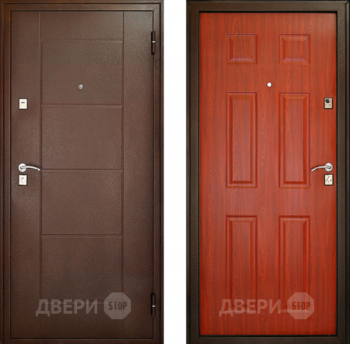 Входная металлическая Дверь Форпост Модель 73 Орех в Можайске
