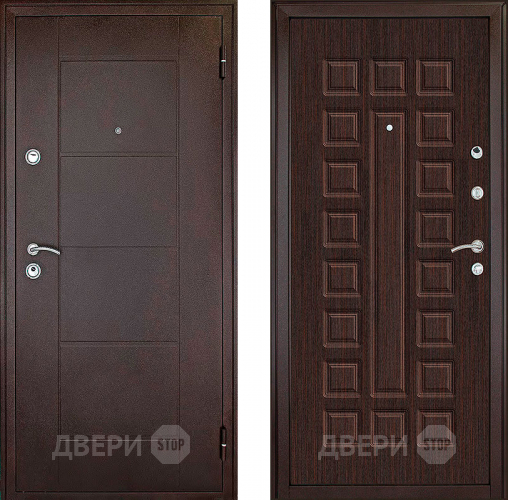 Входная металлическая Дверь (Дверной Континент) Квадро Венге в Можайске