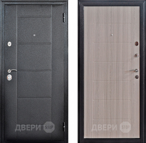 Входная металлическая Дверь (Дверной Континент) Квадро 2 Лиственница серая в Можайске