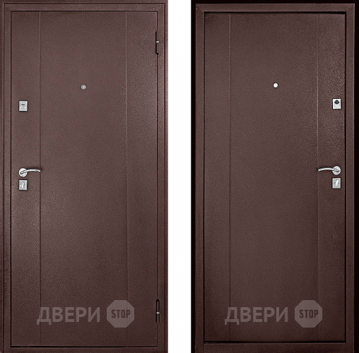 Входная металлическая Дверь (Дверной Континент) Модель 72 Медный антик в Можайске