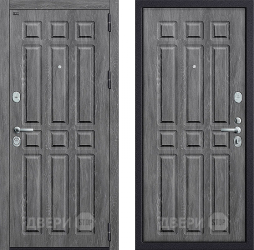 Входная металлическая Дверь Groff P3-315 Серый Дуб в Можайске