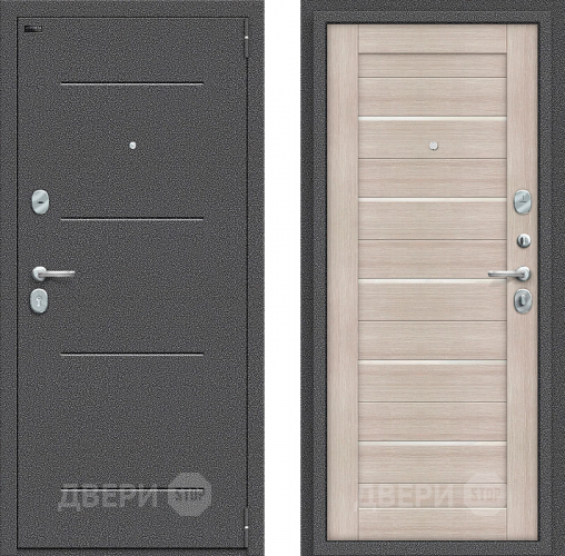 Входная металлическая Дверь Bravo Порта S-2 104/П22 Cappuccino Veralinga в Можайске