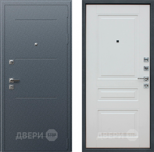 Входная металлическая Дверь Йошкар Техно XN 91 U Белый матовый в Можайске