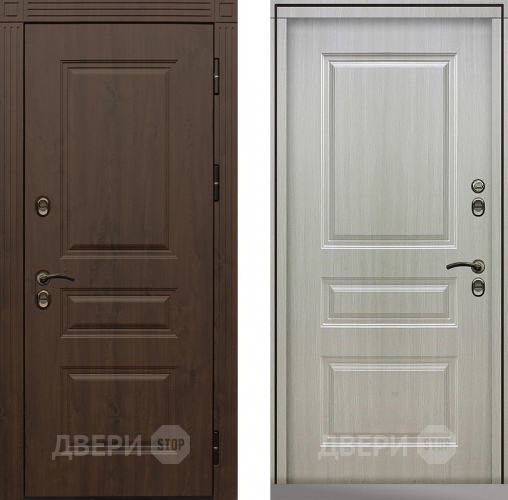 Входная металлическая Дверь Сибирь Термо-Премиум лиственница белая в Можайске