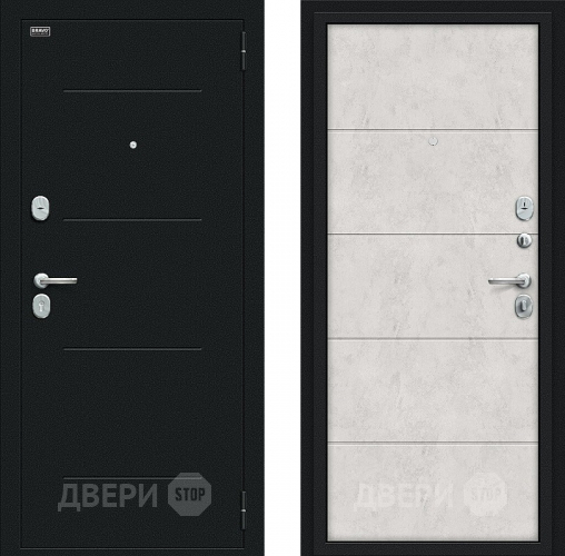 Входная металлическая Дверь Bravo Граффити-1 Букле черное/Look Art в Можайске