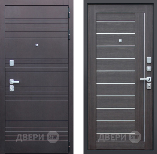 Входная металлическая Дверь Йошкар Дуэт Орех рифленый в Можайске