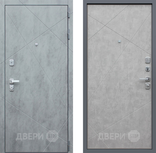 Входная металлическая Дверь Йошкар Дуэт-Б Бетон Светлый в Можайске