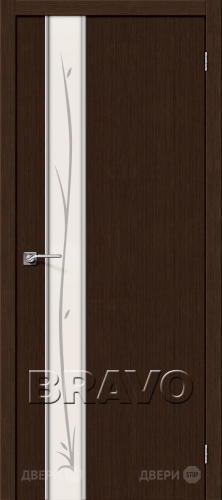 Межкомнатная дверь Глейс-1 Twig (3D Wenge) в Можайске