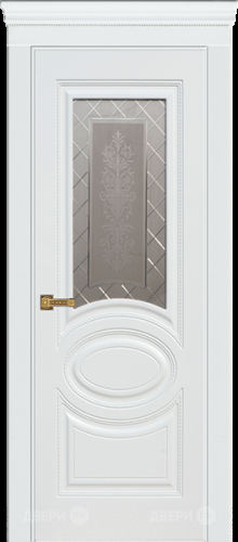 Межкомнатная дверь Марго ПО белая эмаль (мателюкс с фрезеровкой) в Можайске