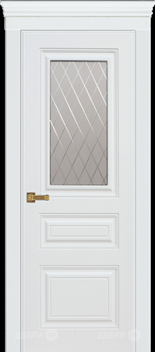 Межкомнатная дверь Троя ПО белая эмаль (мателюкс с фрезеровкой) в Можайске