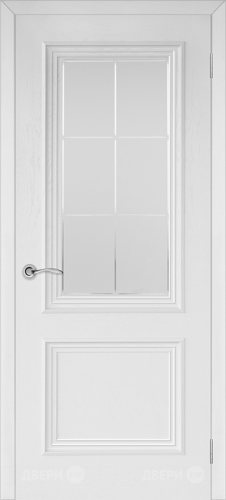 Межкомнатная дверь Валенсия-4 ПО эмаль белая в Можайске