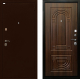 Входная металлическая Дверь Ратибор Оптима 3К Орех бренди в Можайске