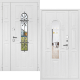 Входная металлическая Дверь Дверной Континент Лион Двустворчатая Белая в Можайске