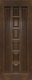 Межкомнатная дверь 11-ПГ темный лак в Можайске