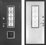 Дверь Цитадель Венеция Серебро/ Белый ясень 860х2050 мм