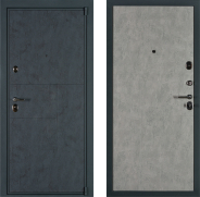Дверь Заводские двери Графит 860х2050 мм