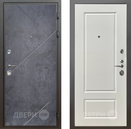 Входная металлическая Дверь Шелтер (SHELTER) Комфорт Бетон урбан индиго 5 Силк тирамиссу в Можайске