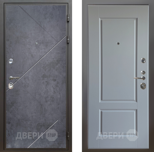Входная металлическая Дверь Шелтер (SHELTER) Комфорт Бетон урбан индиго 6 Силк Маус в Можайске