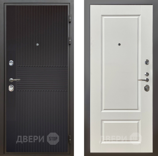 Входная металлическая Дверь Шелтер (SHELTER) Комфорт Черная шагрень 5 Силк тирамиссу в Можайске