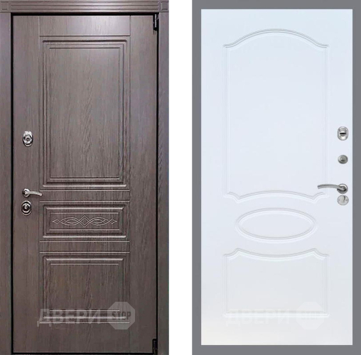 Входная металлическая Дверь Рекс (REX) Пренмиум-S FL-128 Белый ясень в Можайске