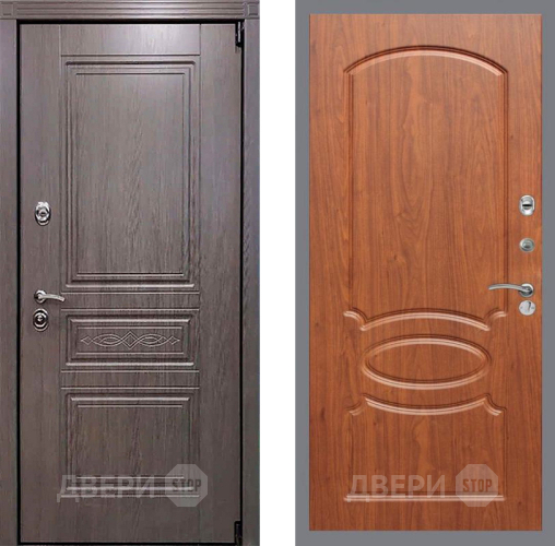 Входная металлическая Дверь Рекс (REX) Пренмиум-S FL-128 Морёная берёза в Можайске
