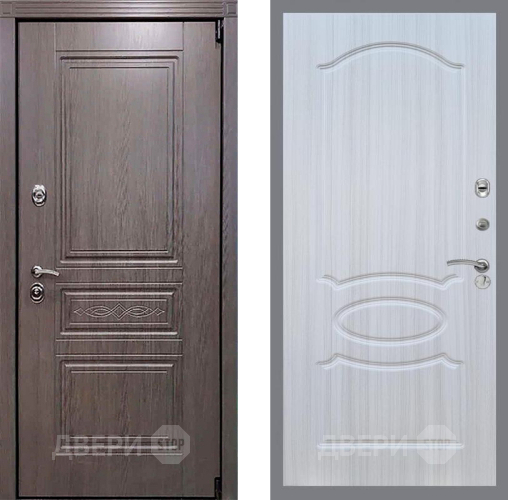 Входная металлическая Дверь Рекс (REX) Пренмиум-S FL-128 Сандал белый в Можайске