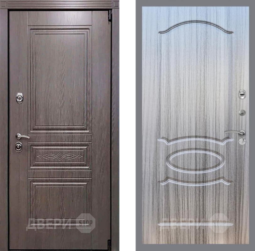 Входная металлическая Дверь Рекс (REX) Пренмиум-S FL-128 Сандал грей в Можайске