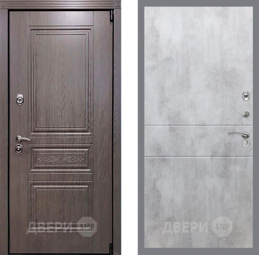 Входная металлическая Дверь Рекс (REX) Пренмиум-S FL-290 Бетон светлый в Можайске
