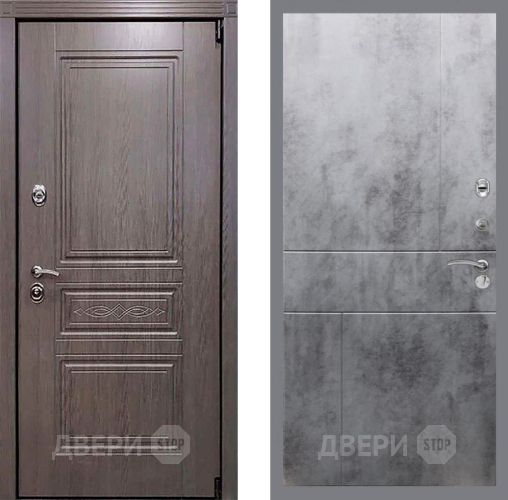 Входная металлическая Дверь Рекс (REX) Пренмиум-S FL-290 Бетон темный в Можайске