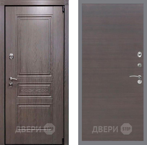 Входная металлическая Дверь Рекс (REX) Пренмиум-S GL венге поперечный в Можайске