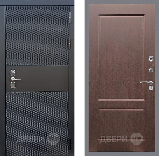 Входная металлическая Дверь Стоп БЛЭК CISA ФЛ-117 Орех премиум в Можайске