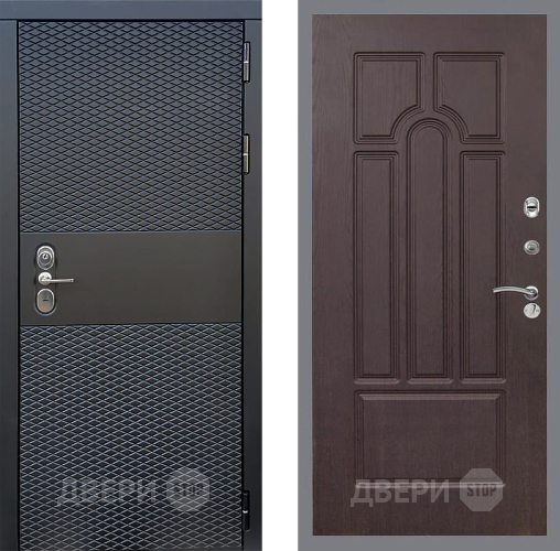 Входная металлическая Дверь Стоп БЛЭК CISA ФЛ-58 Венге в Можайске
