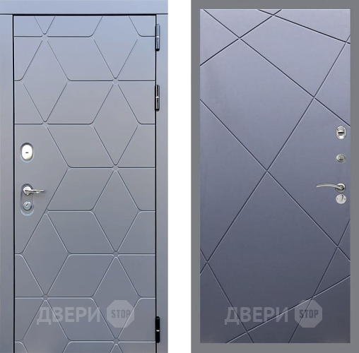 Входная металлическая Дверь Стоп КОСМО ФЛ-291 Силк титан в Можайске
