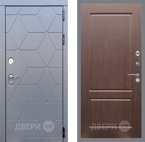 Дверь Стоп КОСМО ФЛ-117 Орех премиум в Можайске