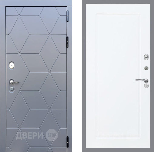 Входная металлическая Дверь Стоп КОСМО ФЛ-119 Силк Сноу в Можайске