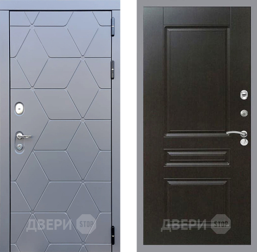 Входная металлическая Дверь Стоп КОСМО ФЛ-243 Венге в Можайске