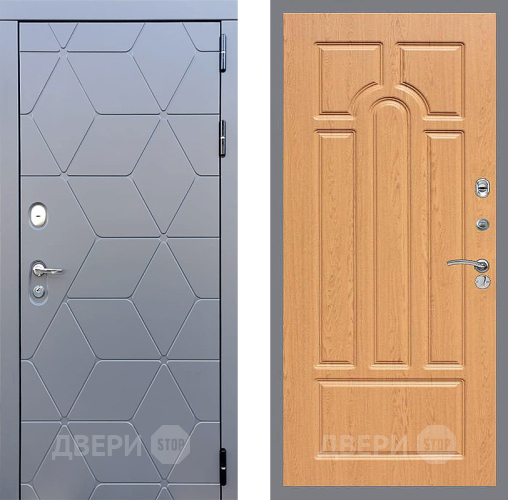 Входная металлическая Дверь Стоп КОСМО ФЛ-58 Дуб в Можайске