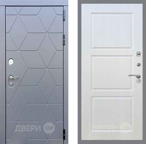 Входная металлическая Дверь Стоп КОСМО ФЛ-3 Лиственница беж в Можайске