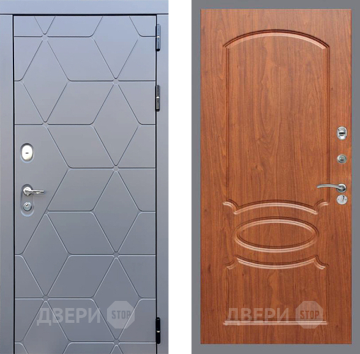 Входная металлическая Дверь Стоп КОСМО ФЛ-128 Береза мореная в Можайске