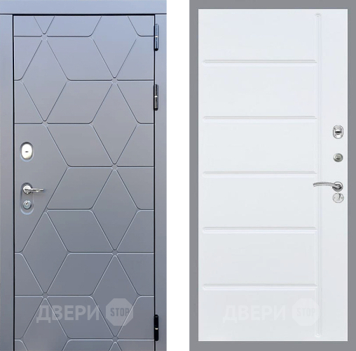 Дверь Стоп КОСМО ФЛ-102 Белый ясень в Можайске